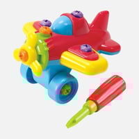 بلاي - لعبة تركيب الطائرة للأطفال - ميكانيكي صغير