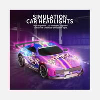 سيارة تحكم عن بعد للأطفال 4WD بإضاءة LED وبطارية ش...