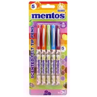 مينتوس - 5 أقلام برأس من الفلت معطرة