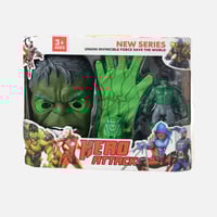 مارفل - لعبة هالك مع القناع والقفاز