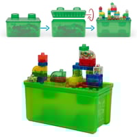 جيلي بلوكس - حقيبة تخزين مكعبات البناء - نظام بناء...