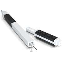 ليغو - قلم رصاص ميكانيكي مع شخصيات صغيرة - (مرسام)