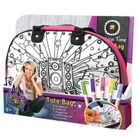 فاشون تايم - حقيبة توت مطبوعة - بمقبض علوي