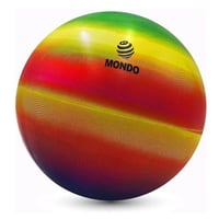 موندو - كرة اللعب الملونة بألوان قوس قزح - مطاط نا...
