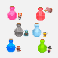 ماين كرافت - لعبة استخراج الوضع المصغر مع شخصية سر...