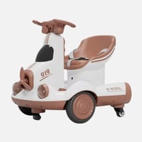 سكوتر كهربائي ذكي للأطفال بأربع عجلات مع تحكم عن ب...