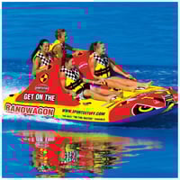 عوامة مائي قابل للنفخ والسحب - عالم الرياضات المائ...