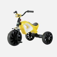 دراجة ثلاثية حديثة للأطفال لون أصفر - متينة وآمنة