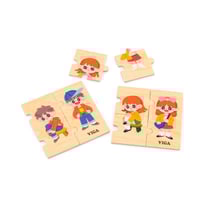 فيجا - بازل مجموعة تعليم لبس الملابس - 28 قطعة أول...