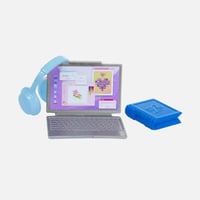 باربي - دمية باربي "أحب المدرسة" ومجموعة حقيبة الل...