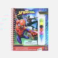 مارفل - كتاب أنشطة سبايدرمان مع أقلام تكديس