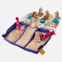 كينتك ساند - صندوق الرمل القابل للطي للأطفال – رمل...