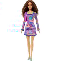 باربي - دمية فاشونيستاس - بشعر مجعد ونمش