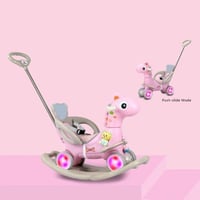 زرافة هزاز متأرجح للأطفال مع ألعاب و موسيقى