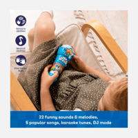 كيدز هيتس - ميكروفون عرض ضوئي للاطفال