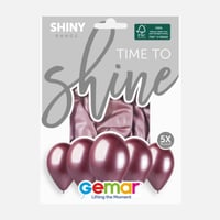 بالونات أورجواني فاتح لماعة طبيعية 100%