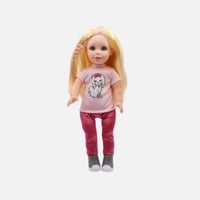 بيبي مزيونة - دمية تصفيف الشعر المذهلة 45 سم مع إك...