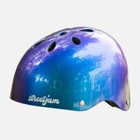 خوذة دراجة لون موف مقاس وسط للأطفال