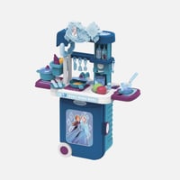 ديزني فروزن شنطة مطبخ 3 في 1 بعجلات للأطفال