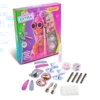 باربي - باربي اكسترا مجموعة إكسسوارات الشعر