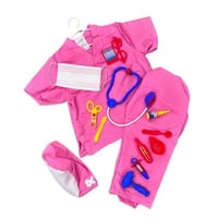 زي تنكري - زي مهنة دكتورة لون وردي من 3 الى 7 سنوا...