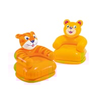 أنتيكس - كرسي هابي أنيمل قابل للنفخ على شكل قط ودب...