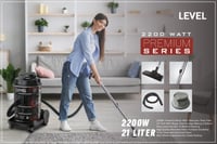 مكنسة كهربائية برميل ليفيل 21 لتر 2200 وات - 10481...