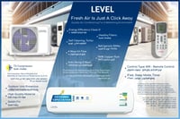 مكيف سبلت ليفيل 2 طن حار بارد 4 اتجاهات - 105197