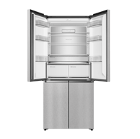 ثلاجة تي سي ال 4 ابواب - 16.8 قدم - فضي - انفرتر 5...