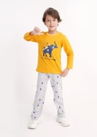 بيجامة من القطن بطبعة الفيل