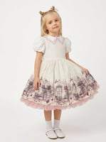 فستان لورين بطابع باريس