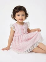 فستان لورا الوردي