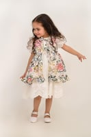 فستان ريفـي بطبقتين