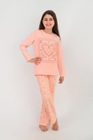 بجامة قلب الزهور