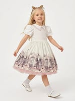 فستان لورين بطابع باريس