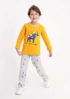 بيجامة من القطن بطبعة الفيل