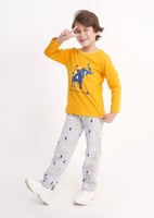 بيجامة من القطن بطبعة الفيل