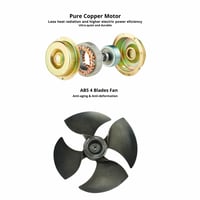 مكيف صحراوي متنقل بخاصية توزيع الرذاذ - بسعة 50 لت...