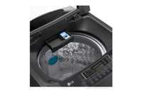 غسالة ال جي علوية سعة 15 كجم ، لون أسود ، بخار ، ت...