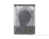 سامسونج مجفف ملابس, 9 كجم, 18 برنامج, أسود - DV90T...