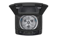 غسالة ال جي علوية سعة 15 كجم ، لون أسود ، بخار ، ت...