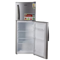 ثلاجة بابين جيباس 5.9 قدم فضي, GRF2202SXE