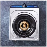 كريبتون موقد غاز من الستانلس ستيل الجذاب – أسود وف...