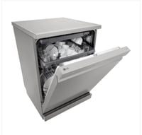 غسالة صحون LG سعة 14 مكان 9 برامج فضي DFC513FV