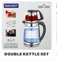 غلاية كهربائية مع ابريق شاى MC-63320