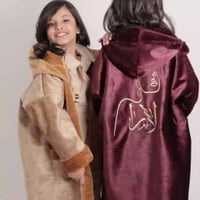 فروة شتوية بناتي تطريز حسب الطلب