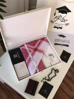 بوكس تخرج رجالي ماركة جفنشي: قماش كوري، شماغ، محفظ...