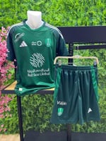 طقم الأهلي السعودي 2025 بتصميمك الخاص - تيشرت وشور...