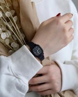 ساعة كاسيو LTP كبلز اسود