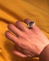 خاتم ملكي مخصص مصنوع من الفضه الخالص عيار 925 - هد...